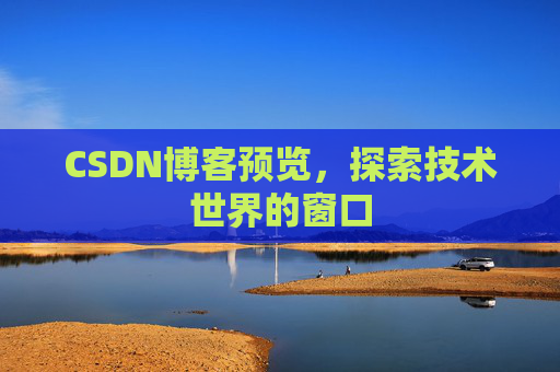 CSDN博客预览,探索技术世界的窗口